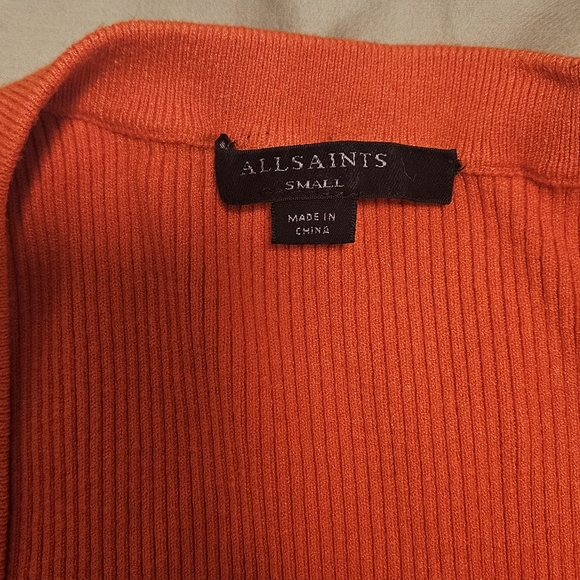 AllSaints Red Sweater - Picture 3 of 4